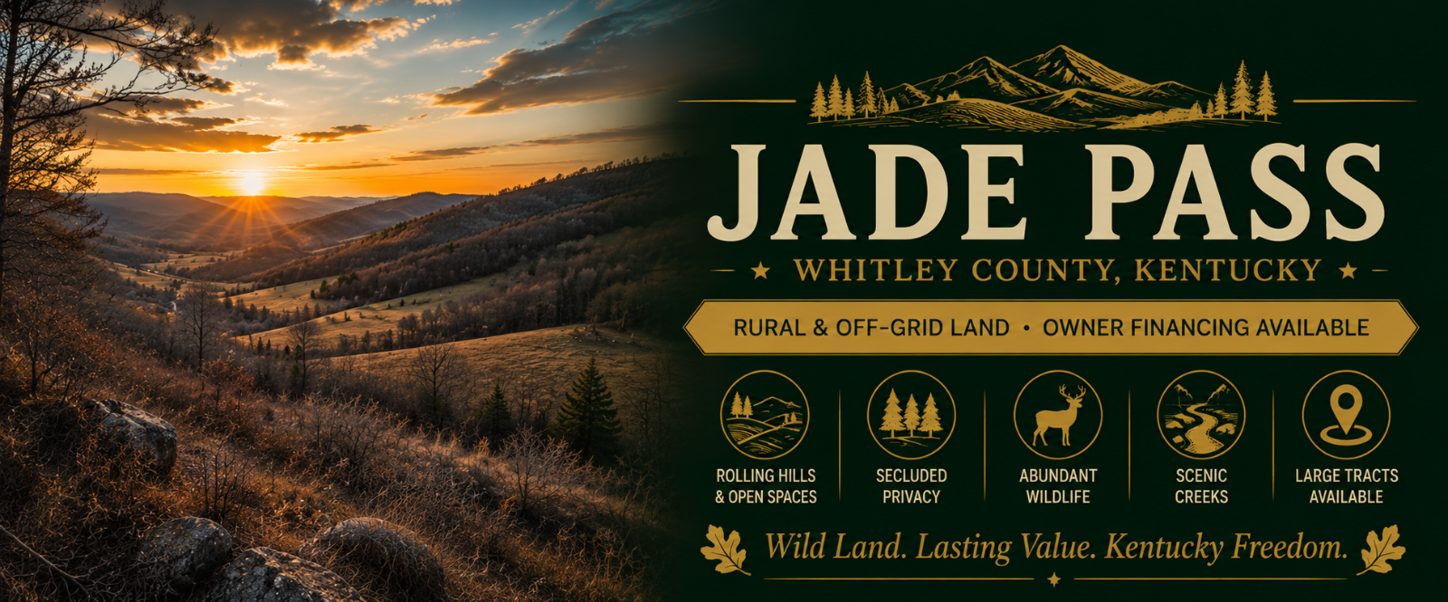 Jade Pass rural land in Kentucky